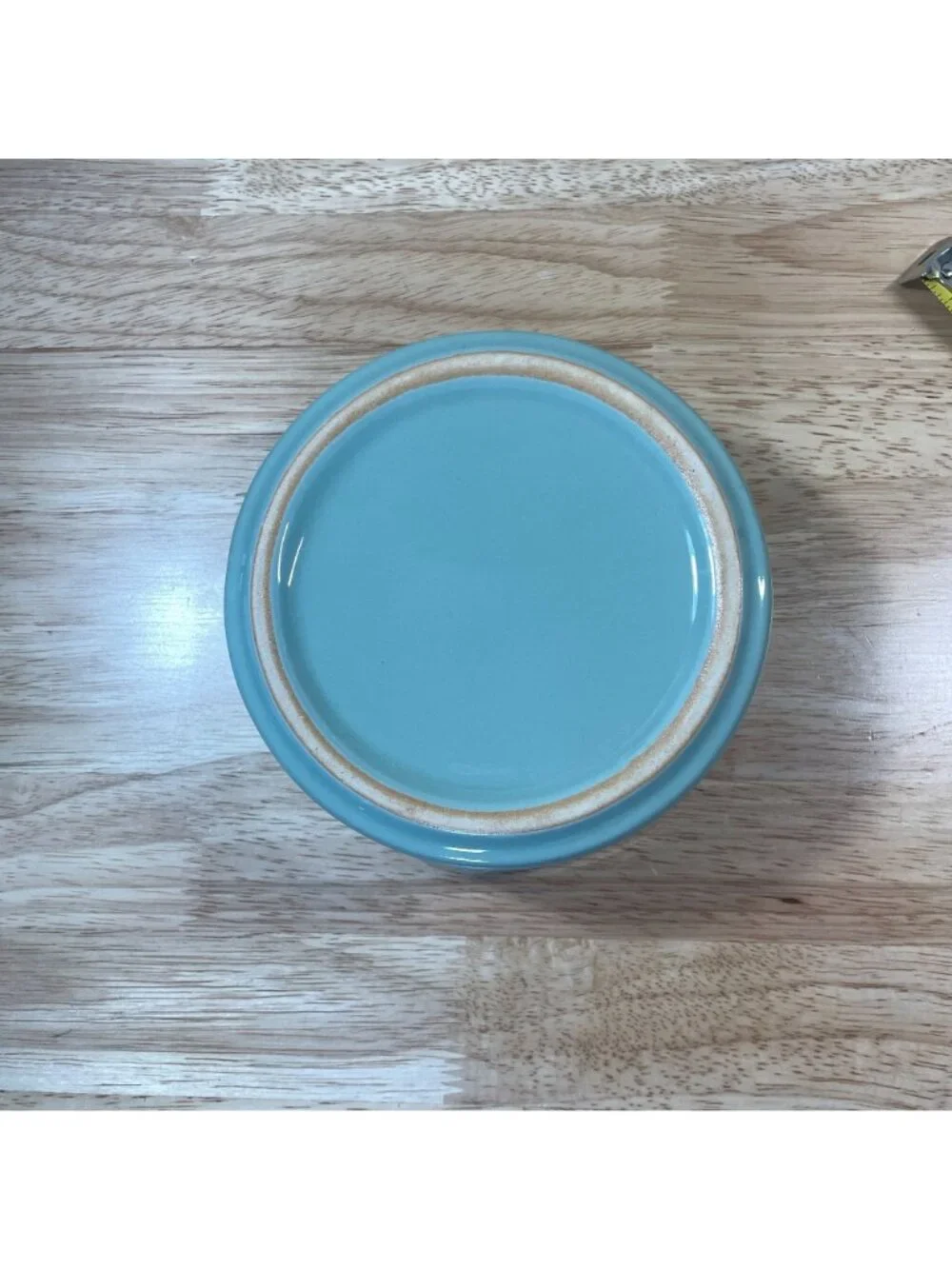 Celadon Green 3D Raised Paw Print Ceramic Dog Bowl Feeding Dish Heavy